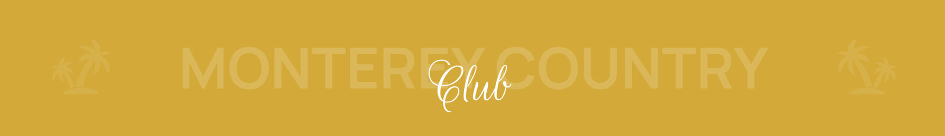 Monterey Country Club logo on yellow background