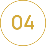 Circular design with number 04